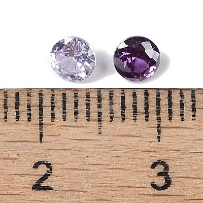 Mixed Grade A Diamond Shaped Cubic Zirconia Cabochons X-ZIRC-M002-4mm-1