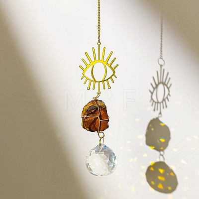 Glass Pendant Decorations PW-WGE7485-15-1