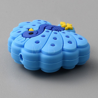 Food Grade Eco-Friendly Silicone Beads LS-SIL-WH0002-58A-1