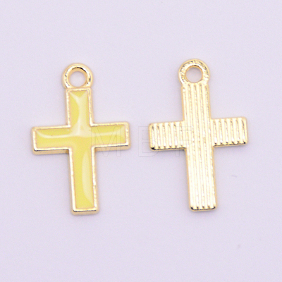 Alloy Enamel Pendants ENAM-CJC0002-08B-RS-1