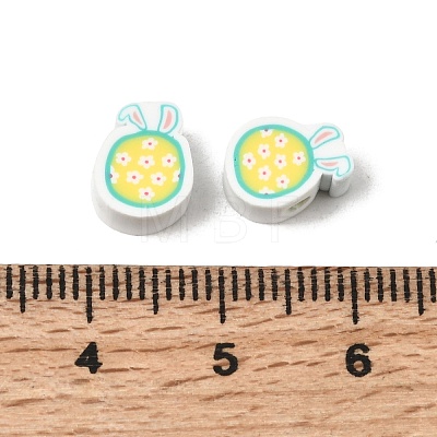 Easter Handmade Polymer Clay Beads CLAY-A006-01A-1