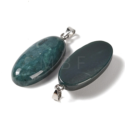 Natural Indian Agate Pendants GG-CBACB71-01P-07-1