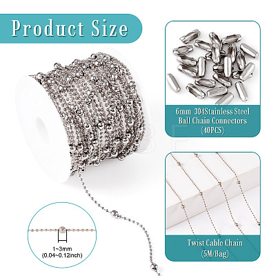 DIY Necklaces Making Kits DIY-TA0009-21P-1