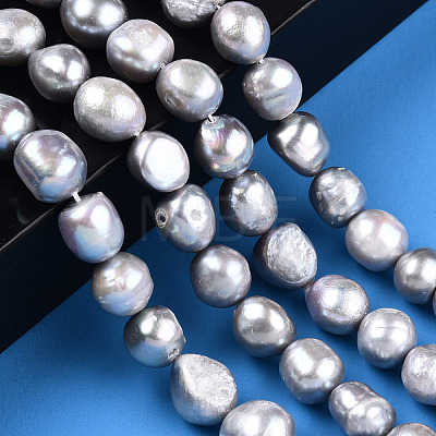 Natural Cultured Freshwater Pearl Beads Strands PEAR-N014-10B-1