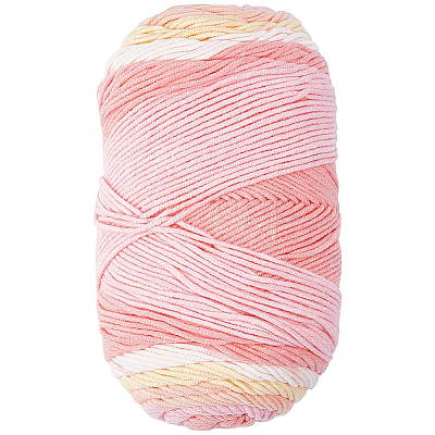 Cotton with Acrylic Fibers Knitting Yarn DIY-WH20055-121B-1