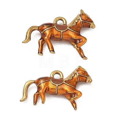 304 Stainless Steel Enamel Pendants SA-CBA0550-36G-04-1