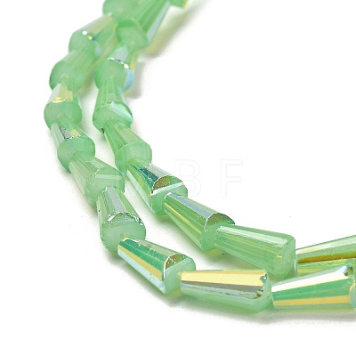 Baking Paint Glass Beads Strands DGLA-D001-03A-1