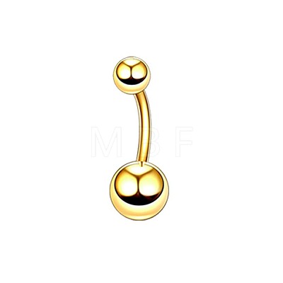 304 Stainless Steel 15 Gauge Round Belly Button Rings WGFD174-07-1