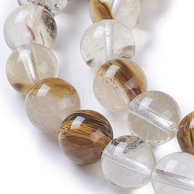 Synthetic Quartz(Glass) Beads Strands G-F620-01-8mm-1-1