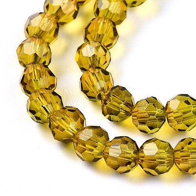 Baking Paint Transparent Glass Beads X1-DGLA-A035-T4mm-A05-1