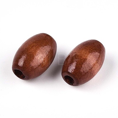 Spray Painted Schima Wood Beads WOOD-T032-29A-18-1