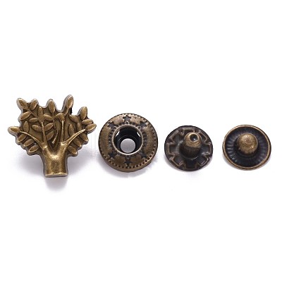 Brass Snap Buttons SNAP-S012-011-RS-1