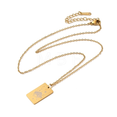 Golden 202 Stainless Steel Constellation Pendants Necklaces LS-NJEW-K380-02G-12-1
