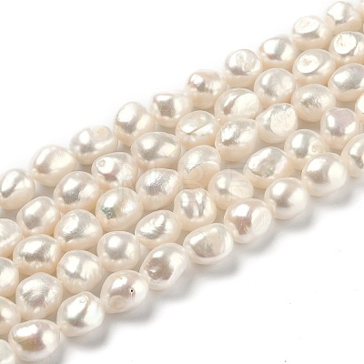 Natural Cultured Freshwater Pearl Beads Strands PEAR-L033-34D-1