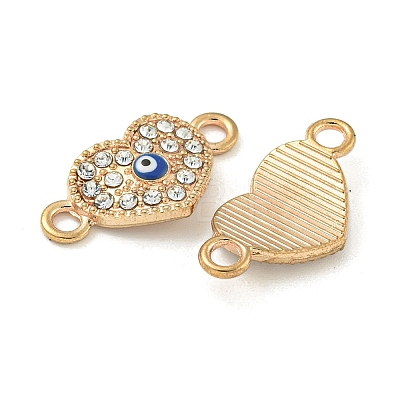 Alloy Blue Enamel Connector Charms ENAM-S003-02C-1