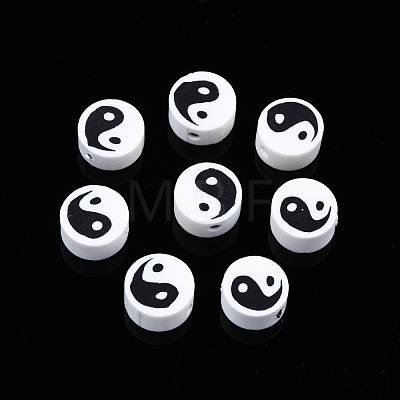 Handmade Polymer Clay Beads CLAY-T016-65K-1