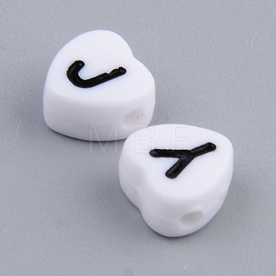 Opaque Acrylic Enamel Beads X-MACR-S273-37A-1