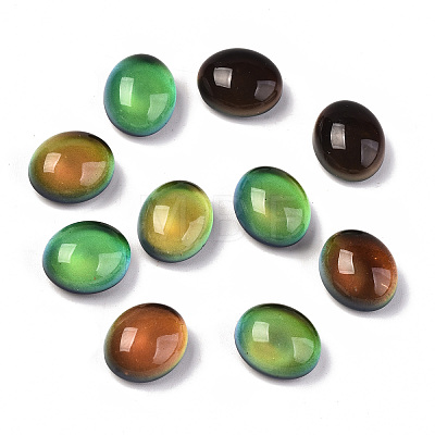 Glass Cabochons GLAA-R218-01-1