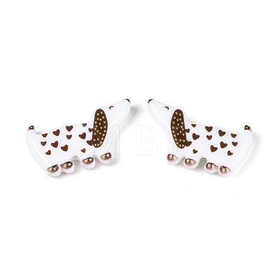 Printed Opaque Resin Beads RESI-N043-04B-1