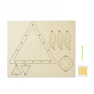 DIY Triangle Wind Chime Making Kits DIY-A029-08-1