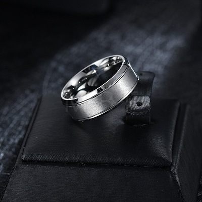 Titanium Steel Finger Rings for Men WG1765E-30-1