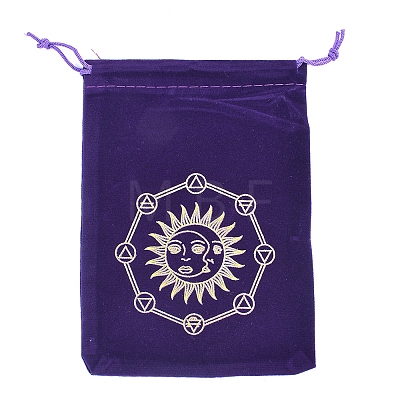 Velvet Sun Printed Packing Tarot Pouches PW-WG17539-11-1