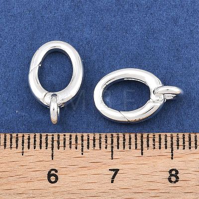 Brass Spring Gate Rings KK-CBAA482-02S-1