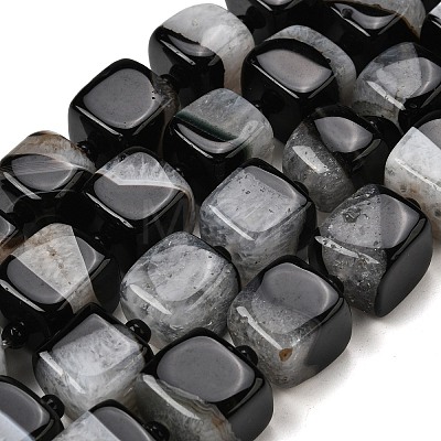 Natural Agate Beads Strands G-F820-O01-01H-1