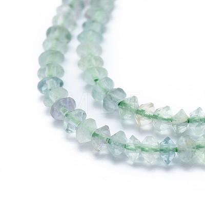Natural Fluorite Beads Strands G-I249-D08-02-1