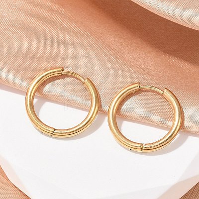 202 Stainless Steel Huggie Hoop Earrings EJEW-F111A-20mm-G01-1