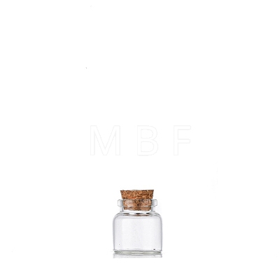 Glass Empty Wishing Bottle PW-WG17389-01-1