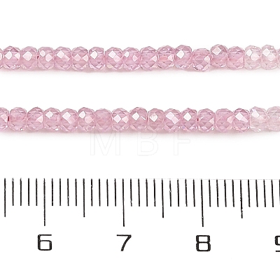 Transparent Gradient Color Cubic Zirconia Strand ZIRC-NH0002-01E-1