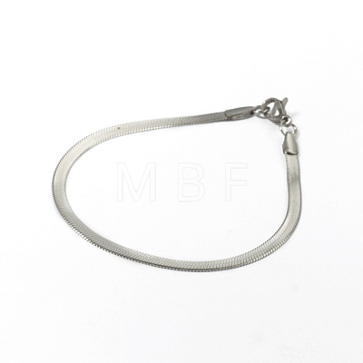 304 Stainless Steel Bracelets X-BJEW-D418-01P-1
