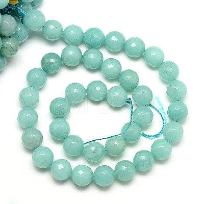 Natural White Jade Bead Strands X-G-R346-8mm-17-1