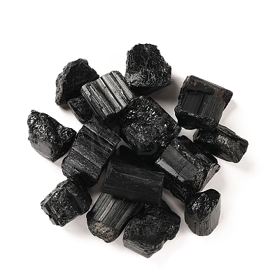 Natural Black Tourmaline Beads WG77657-01-1