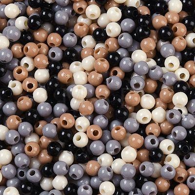 Opaque Acrylic Beads OACR-H118-07A-02-1