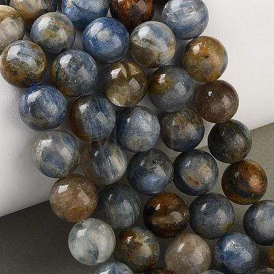 Natural Kyanite Beads Strands G-H361-A01-10mm-1