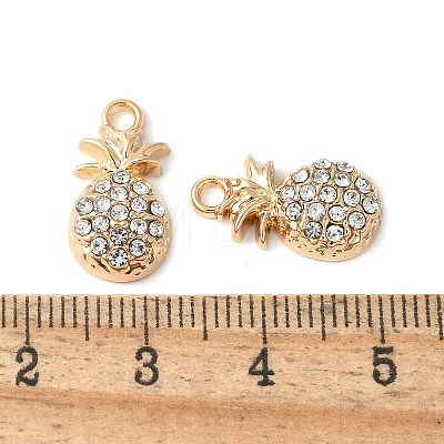 Alloy Crystal Rhinestone Pendants PALLOY-E775-21G-1