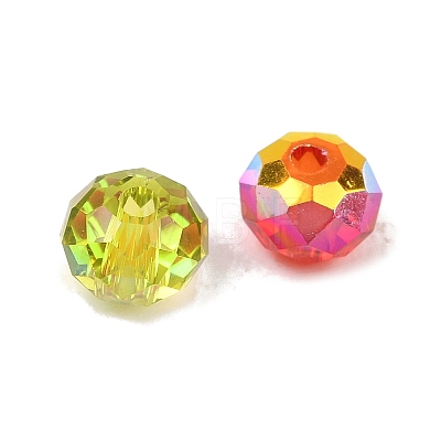 Electroplate K9 Glass Beads GL-CBAB80E-02-1