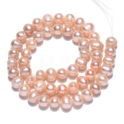 Natural Cultured Freshwater Pearl Beads Strands PEAR-N013-06J-1