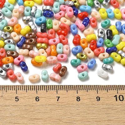 Baking Paint Glass Seed Beads SEED-K009-01A-01-1