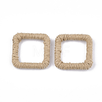 Handmade Woven Linking Rings WOVE-T006-120B-1