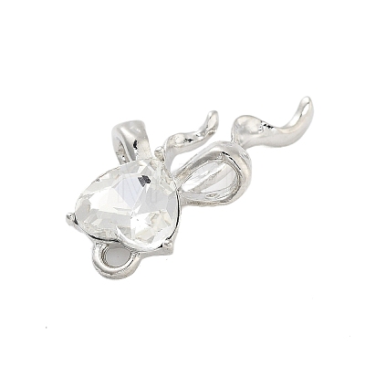 Rack Plating Alloy Glass Pendants FIND-Z054-01P-01-1