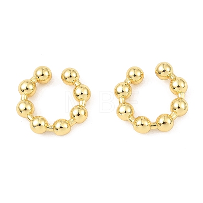 Rack Plating Brass Cuff Earrings EJEW-L261-012G-1