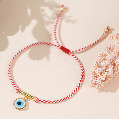 Bohemian Style Adjustable Nylon Cord Braided Bracelets for Women Men LS-PY6611-1