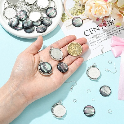 DIY Dangle Earring Making Kits FIND-YW0012-84-1
