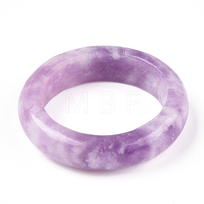 Natural Lilac Jade Finger Rings PW-WG87157-08-1