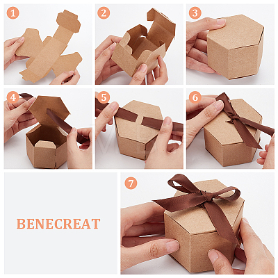 Brown Paper Gift Boxes CON-WH0084-46-1