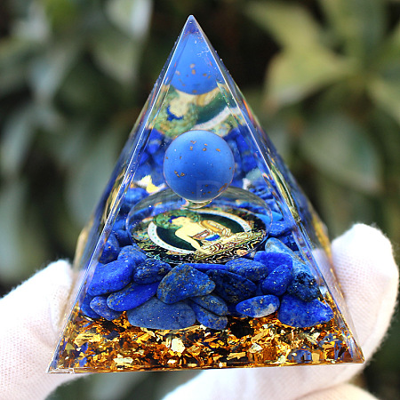 Orgonite Pyramid Resin Energy Generators PW-WG94568-05-1