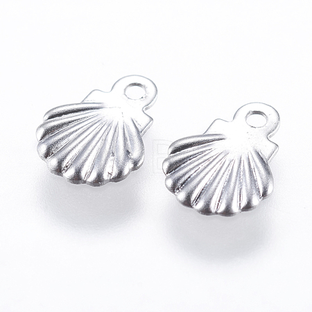 Non-Tarnish 316 Surgical Stainless Steel Charms X-STAS-F147-02P-1